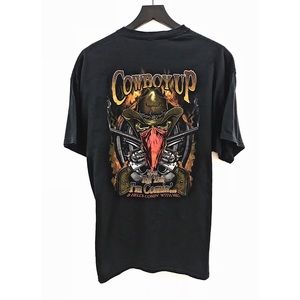 Cowboy Up Gunslinger Graphic Tee